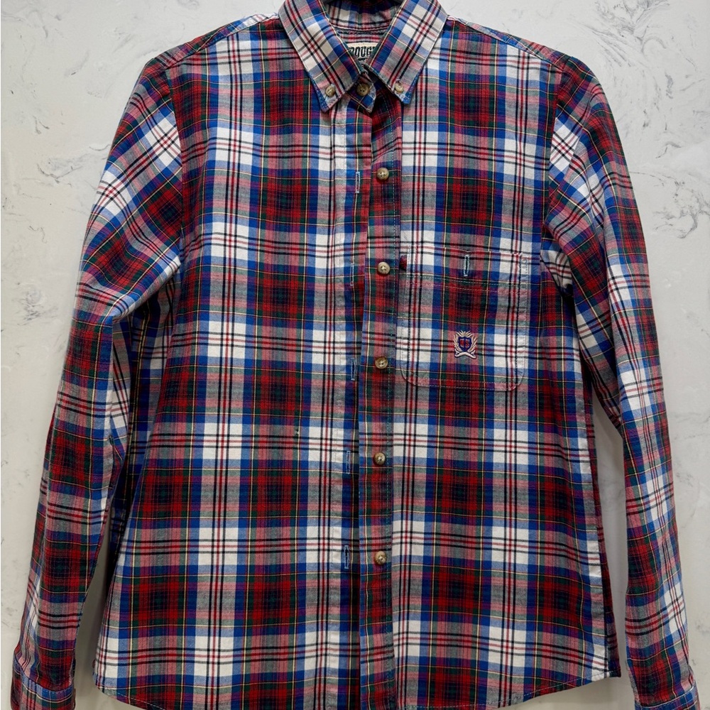 Women’s Panhandle Slim Rough Stock Plaid Button-Down • Western Ranch Style